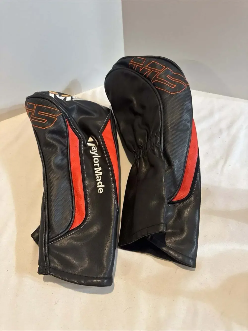 TaylorMade Golf 2019 M5 Driver Head Cover - Black/Red/White Lot Of 2 Great Shape